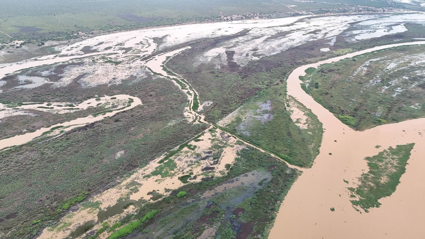 Fazenda Jatobá e o Rio São Francisco vistos por drone